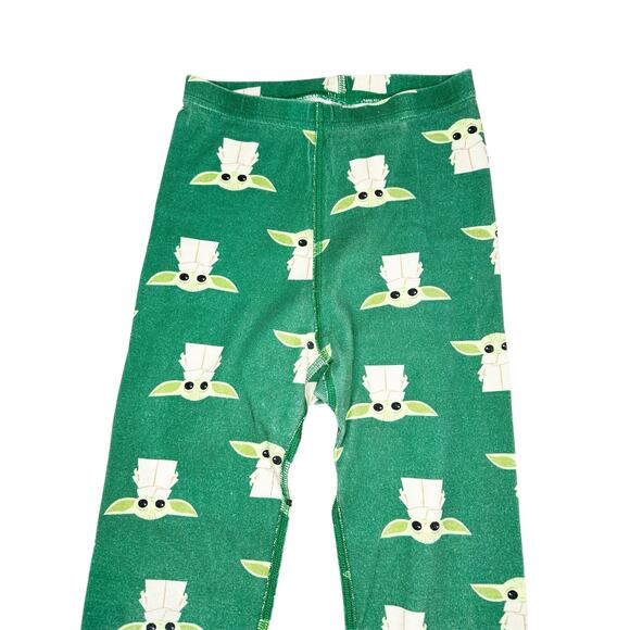 Hanna Andersson Star Wars Grogu Print Long John Pajama Set Size 130cm (8) - Picture 3 of 6